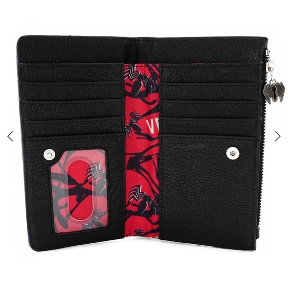 Loungefly Marvel Venom Cosplay Mini Backpack & Wallet Set - Exclusive - Picture 3 of 16